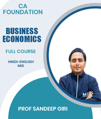 CMA Foundation Business Economics Full Course By Prof Sandeep Giri