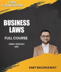 CMA Foundation Business Laws Full Course By Amit Bachhawat