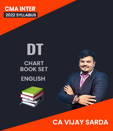 CMA Inter 2022 Syllabus Direct Tax Chart Book Set By CA Vijay Sarda - Zeroinfy