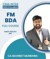 CMA Inter 2022 Syllabus Financial Management Business Data Analyics Full Course By CA Navneet Mundhra