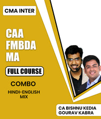 CMA Inter CAA, FMBDA and MA Full Course Combo By CA Bishnu Kedia and Gourav Kabra