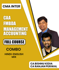 CMA Inter CAA, FMBDA and Management Accounting Full Course Combo By CA Bishnu Kedia and CA Ranjan Periwal