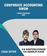CMA Inter Corporate Accounting and OMSM By CA Santosh Kumar and CA Amarjit Kaur