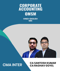 CMA Inter Corporate Accounting and OMSM By CA Santosh Kumar and CA Raghav Goel
- Zeroinfy