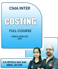 CMA Inter Costing Full Course By CA Ritika Ma'am, MBA Jai Sir