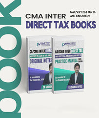 CMA Inter Direct Tax Original Notes And Practice Manual Combo By CA Shirish Vyas - Zeroinfy