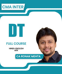 CMA Inter Direct Taxation Full Course By CA Ronak Mehta
