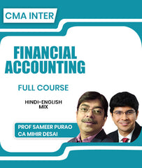 CMA Inter Financial Accounting Full Course By Prof Sameer Purao and CA Mihir Desai