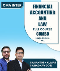 CMA Inter Financial Accounting and Law Full Course Combo By CA Santosh Kumar and CA Raghav Goel