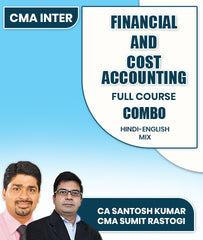 CMA Inter Financial and Cost Accounting Full Course Combo By CA Santosh Kumar and CMA Sumit Rastogi