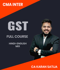 CMA Inter GST Full Course By CA Karan Satija