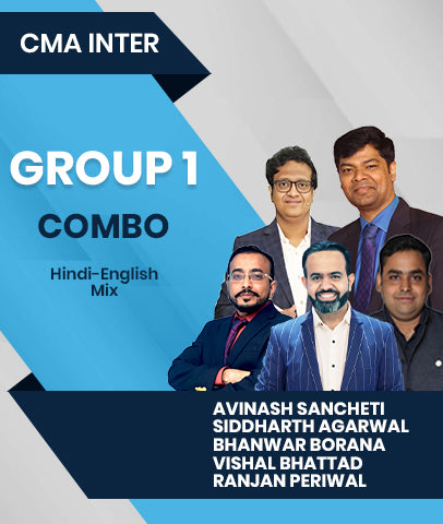 CMA Inter Group 1 Combo 2022 Syllabus By Avinash Sancheti, Siddharth Agarwal, Bhanwar Borana, Vishal Bhattad and Ranjan Periwal
- Zeroinfy