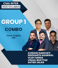CMA Inter Group 1 Combo 2022 Syllabus By Avinash Sancheti, Siddharth Agarwal, Vijay Sarda, Vishal Bhattad and Satish Jalan
- Zeroinfy