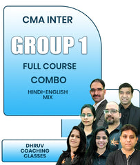 CMA Inter Group 1 Full Course Combo By Dhruv Coaching Classes