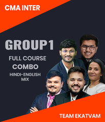 CMA Inter Group 1 Full Course Combo By Team Ekatvam
