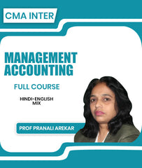 CMA Inter Management Accounting Full Course By Prof Pranali Arekar
