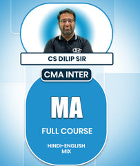 CMA Inter Management Accounting (MA) Full Course By CS Dilip Sir