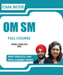 CMA Inter OM SM Full Course By Prof Aprajita Jain and Prof Gurmeet Singh
- Zeroinfy