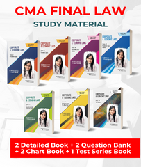 CMA Final 2022 Syllabus Corporate And Economic Laws (CEL) Regular Book Set By CA Shivangi Agarwal