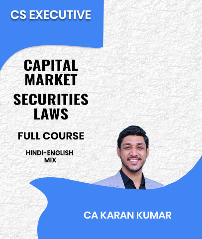 CS Executive Capital Market and Securities Laws Full Course By CA Karan Kumar
- Zeroinfy