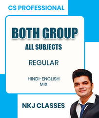 CS Professional Both Group All Subjects Regular Combo By CS Nitesh Kumar Jaiswal and CS Megha Manchanda Bajaj