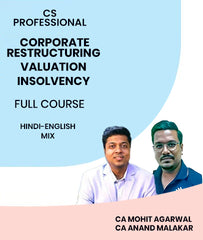 CS Professional Corporate Restructuring, Valuation and Insolvency Full Course By MEPL Classes CA Mohit Agarwal and CA Anand Malakar