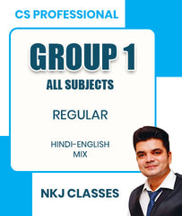 CS Professional Group 1 All Subjects Regular Combo By CS Nitesh Kumar Jaiswal and CS Megha Manchanda Bajaj