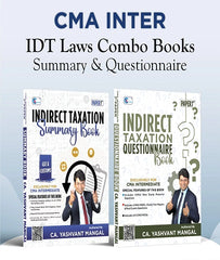CMA Inter IDT Summary Book and Questionnaire and MCQ Book Combo By CA Yashvant Mangal - Zeroinfy