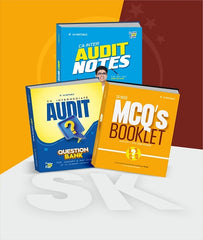 CA Inter Audit Notes and Question Bank and MCQ Combo For Jan 26 and May 26 By CA Shubham Keswani - Zeroinfy