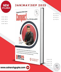 CA Inter Law Compact Book By CA Harsh Gupta - Zeroinfy