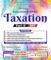CA Inter GST Guide By CA Yogendra Bangar and CA Vandana Bangar