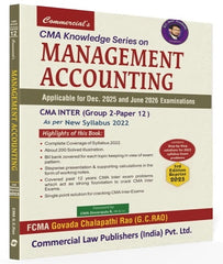 CMA Inter Management Accounting Knowledge Series By G C Rao