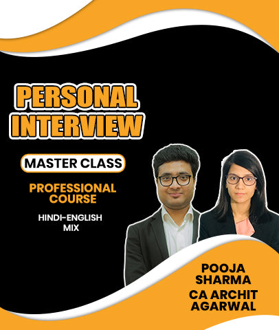 Personal Interview Masterclass Professional Course By Pooja Sharma and CA Archit Agarwal