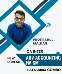 CA Inter New Scheme Advanced Accounting and FM SM Full Course Combo By Prof Rahul Malkan