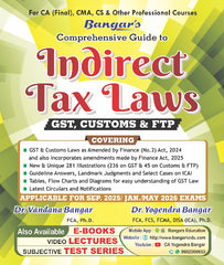 CA Final Indirect Tax (IDT) Guide By CA Yogendra Bangar and CA Vandana Bangar - Zeroinfy