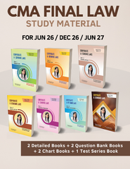 CMA Final 2022 Syllabus Corporate And Economic Laws (CEL) Regular Book Set By CA Shivangi Agarwal