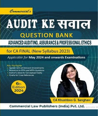 CA Final Audit Ke Sawaal Book By CA Khushboo Sanghavi - Zeroinfy