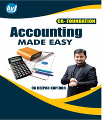CA Foundation New Scheme Accounting Book By CA Deepak Kapoor