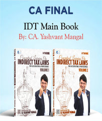 CA Final IDT 30th Edition Conceptual Learning Book By CA Yashvant Mangal - Zeroinfy