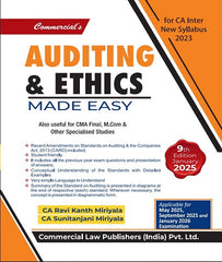 CA Inter Audit Made Easy By CA Ravi Kanth Miriyala and CA Sunitanjani Miriyala
- Zeroinfy