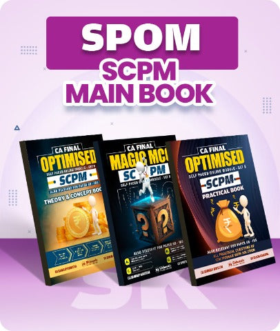 CA Final Strategic Cost and Performance Management (SCPM) Magic, MCQ and Optimised Book Combo By CA Sankalp Kanstiya - Zeroinfy