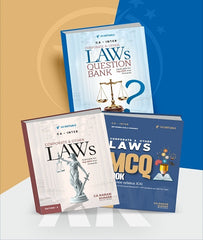 CA Inter Law Question Bank, Main Book With MCQ By CA Karan Kumar