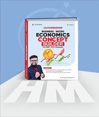 CA Foundation Micro Economics Concept Builder Book By CA Hardik Manchanda