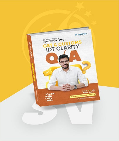CA Final IDT Clarity Q/A (Question Bank) Book By CA Siddhesh Valimbe - Zeroinfy