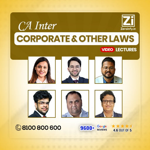 CA Inter Law Best Faculties | Corporate & Other Laws Video Classes