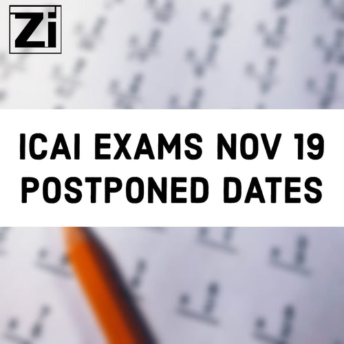 ICAI EXAMS NOVEMBER 2019 POSTPONED DATES