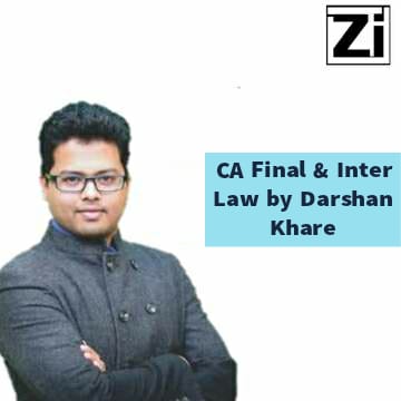 CA Final & Inter Law by Darshan Khare for Old/New Syllabus