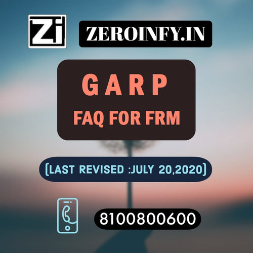 GARP : Frequently Asked Questions on FRM