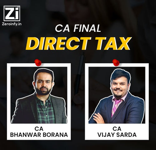 CA Final Direct Tax Video Lectures For May 24/Nov 24