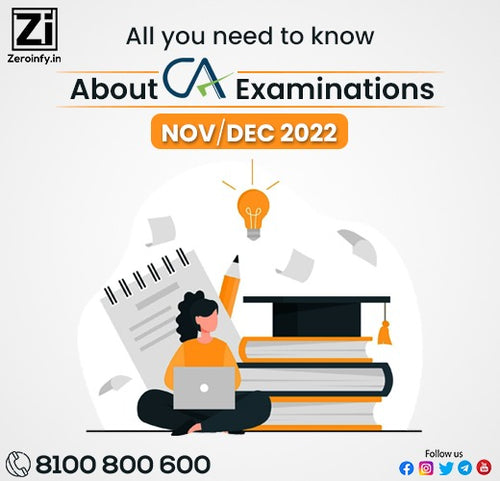 All You Need To Know About CA Examinations - November/December, 2022